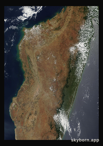 The Earth on 10 October 2014 · Madagascar