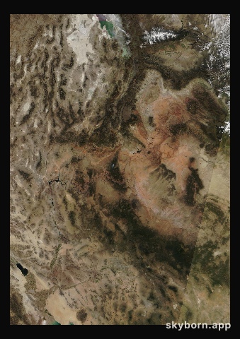 The Earth on 13 October 2014 · Colorado Plateau