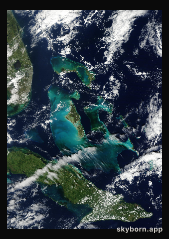 The Earth on 31 October 2014 · Bahamas