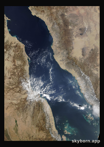 The Earth on 4 November 2014 · Red Sea