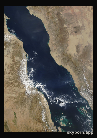The Earth on 8 November 2014 · Red Sea