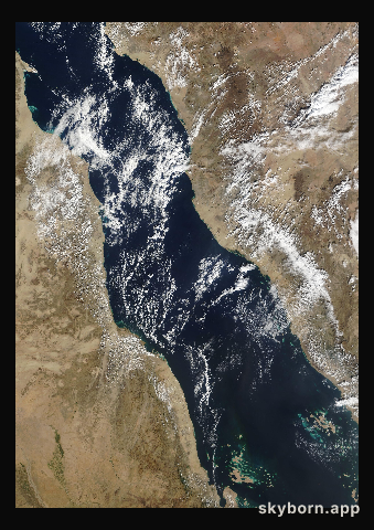 The Earth on 24 November 2014 · Red Sea