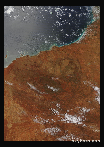 The Earth on 16 December 2014 · Pilbara, Western Australia