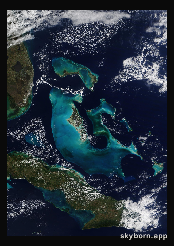 The Earth on 19 December 2014 · Bahamas