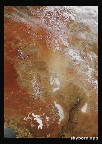 The Earth on 28 December 2014 · Lake Eyre, Australia