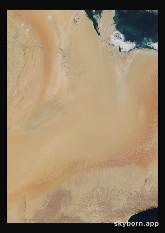 The Earth on 3 January 2015 · Empty Quarter, Arabia