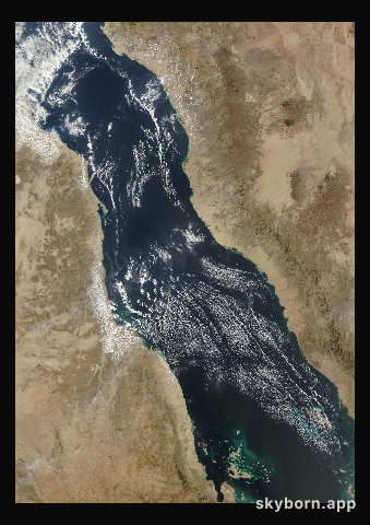 The Earth on 29 January 2015 · Red Sea