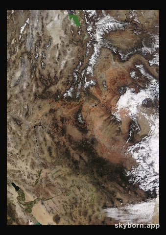 The Earth on 11 February 2015 · Colorado Plateau