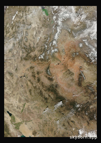 The Earth on 12 February 2015 · Colorado Plateau