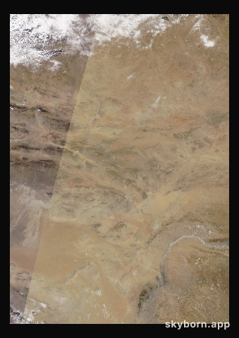 The Earth on 17 February 2015 · Gobi Desert