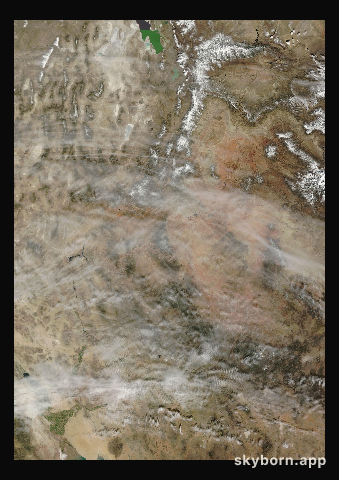 The Earth on 19 February 2015 · Colorado Plateau
