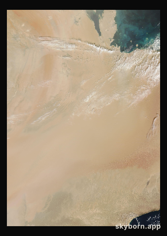 The Earth on 22 February 2015 · Empty Quarter, Arabia