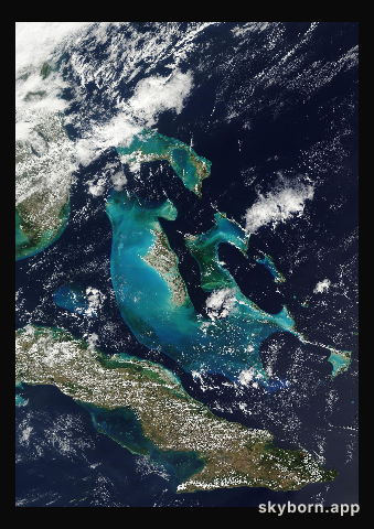 The Earth on 6 March 2015 · Bahamas