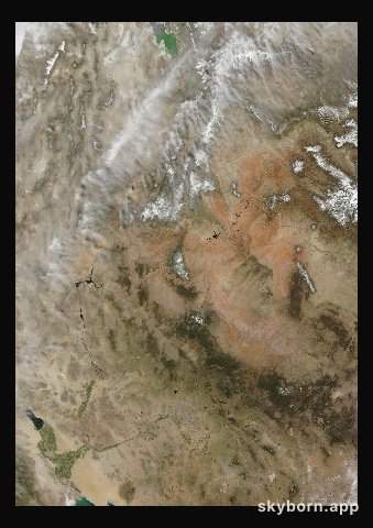 The Earth on 16 March 2015 · Colorado Plateau