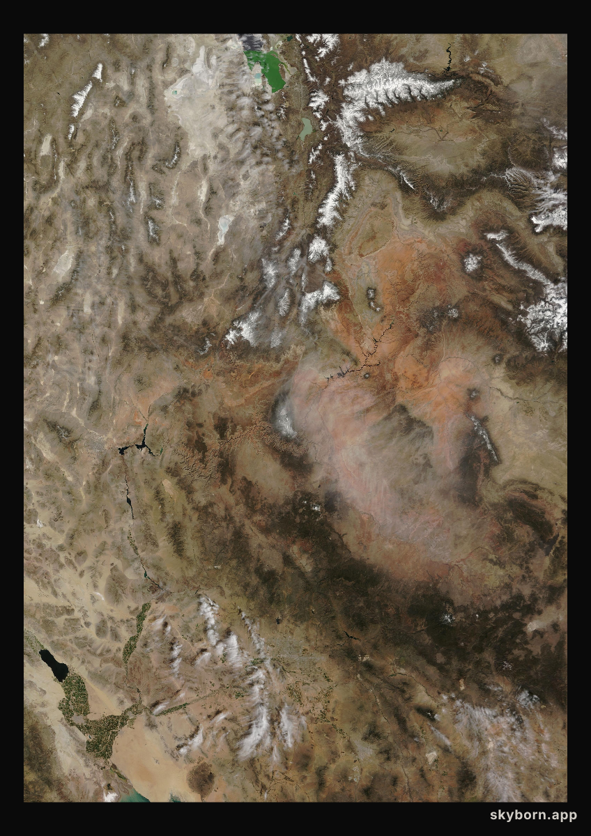 The Earth on 26 March 2015 · Colorado Plateau