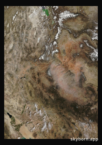 The Earth on 26 March 2015 · Colorado Plateau