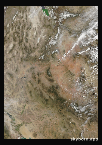 The Earth on 1 April 2015 · Colorado Plateau