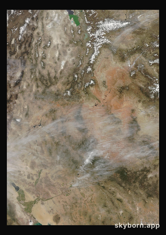 The Earth on 10 April 2015 · Colorado Plateau