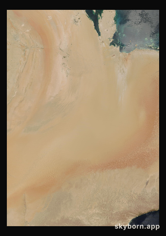 The Earth on 16 April 2015 · Empty Quarter, Arabia