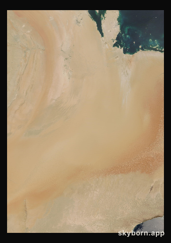 The Earth on 18 April 2015 · Empty Quarter, Arabia