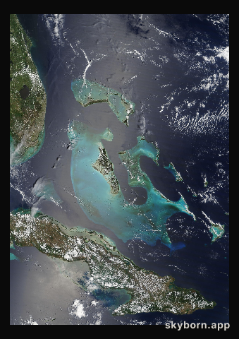 The Earth on 19 April 2015 · Bahamas