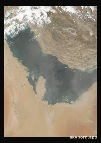 The Earth on 23 April 2015 · Persian Gulf
