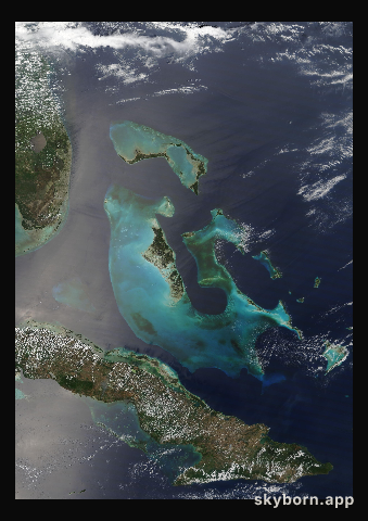 The Earth on 26 April 2015 · Bahamas
