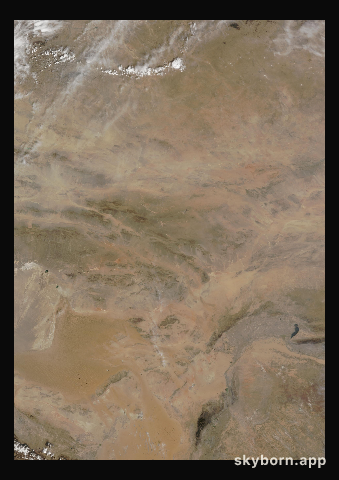 The Earth on 28 April 2015 · Gobi Desert