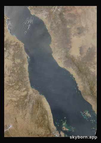 The Earth on 29 April 2015 · Red Sea