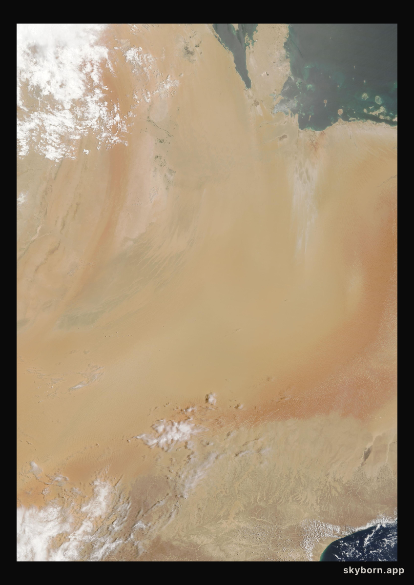 The Earth on 25 May 2015 · Empty Quarter, Arabia