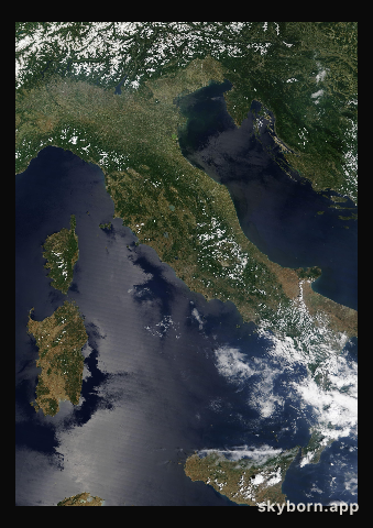 The Earth on 5 June 2015 · Italy and the Adriatic