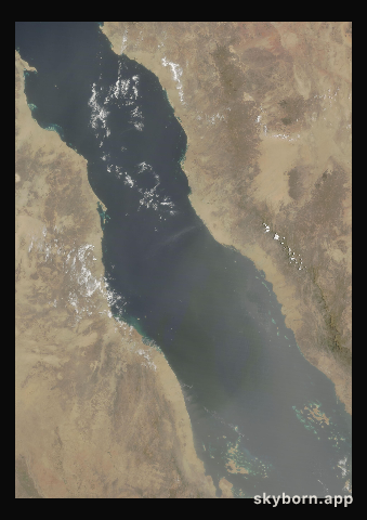 The Earth on 13 June 2015 · Red Sea