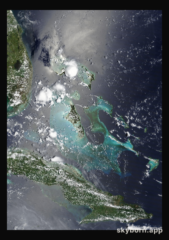 The Earth on 22 June 2015 · Bahamas