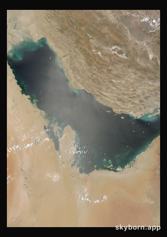 The Earth on 26 June 2015 · Persian Gulf