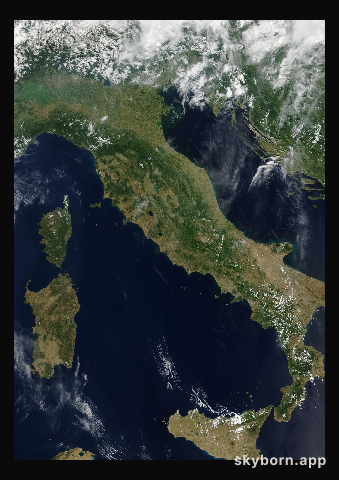 The Earth on 27 June 2015 · Italy and the Adriatic