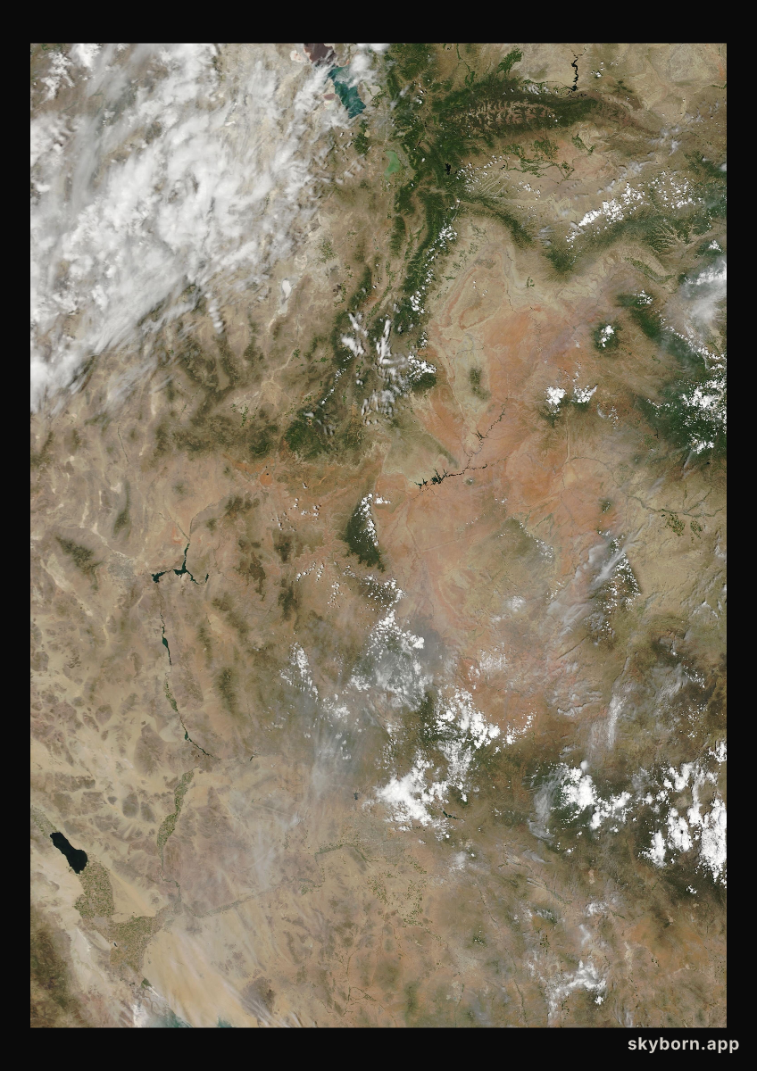 The Earth on 13 July 2015 · Colorado Plateau