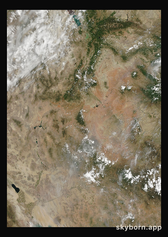The Earth on 13 July 2015 · Colorado Plateau
