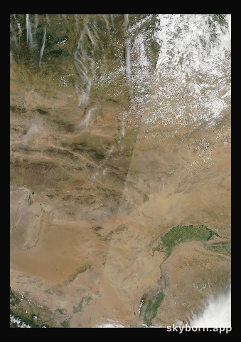 The Earth on 29 July 2015 · Gobi Desert