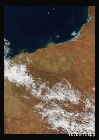 The Earth on 6 September 2015 · Pilbara, Western Australia