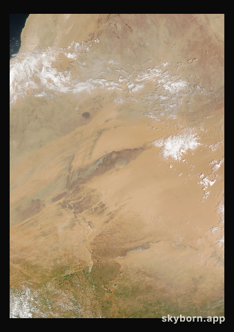 The Earth on 8 September 2015 · Eye of the Sahara, Mauritania