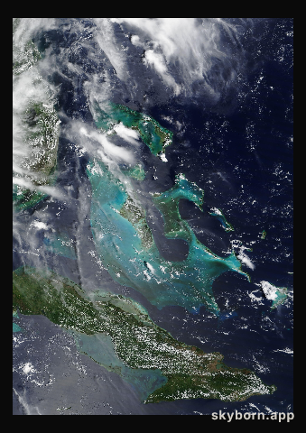 The Earth on 10 September 2015 · Bahamas