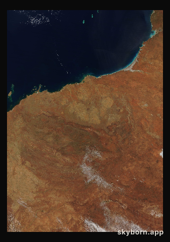 The Earth on 11 September 2015 · Pilbara, Western Australia