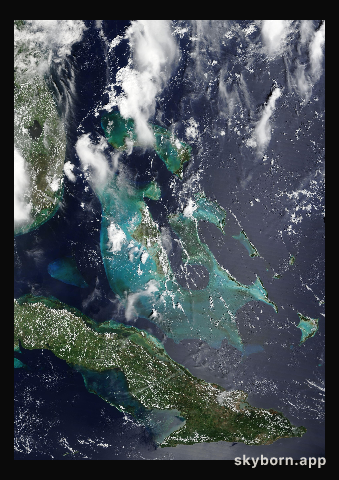 The Earth on 12 September 2015 · Bahamas
