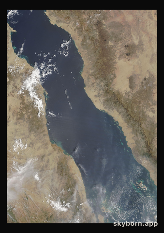 The Earth on 22 September 2015 · Red Sea