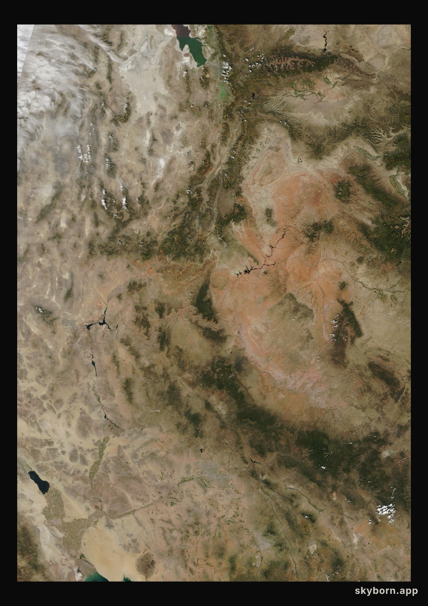 The Earth on 24 September 2015 · Colorado Plateau