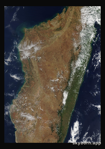 The Earth on 29 September 2015 · Madagascar