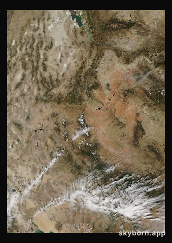 The Earth on 10 October 2015 · Colorado Plateau