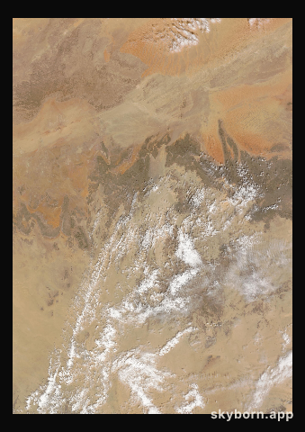 The Earth on 11 October 2015 · Sahara, Algeria