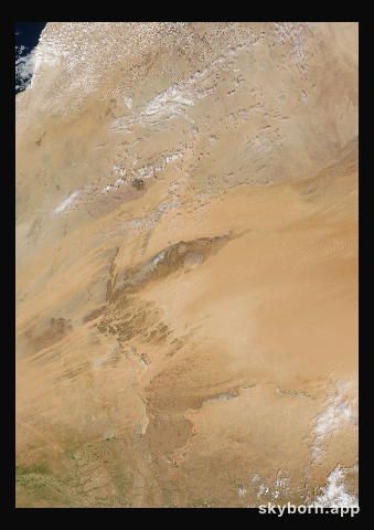 The Earth on 12 October 2015 · Eye of the Sahara, Mauritania