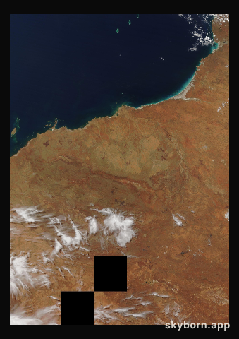The Earth on 24 October 2015 · Pilbara, Western Australia